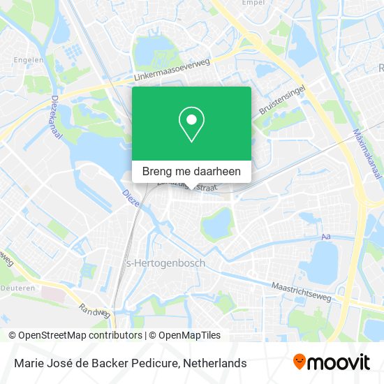 Marie José de Backer Pedicure kaart