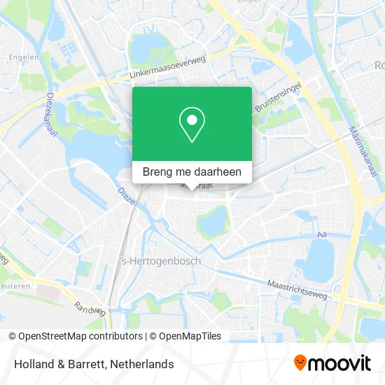 Holland & Barrett kaart