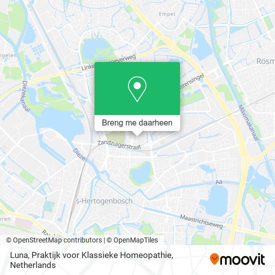 Luna, Praktijk voor Klassieke Homeopathie kaart