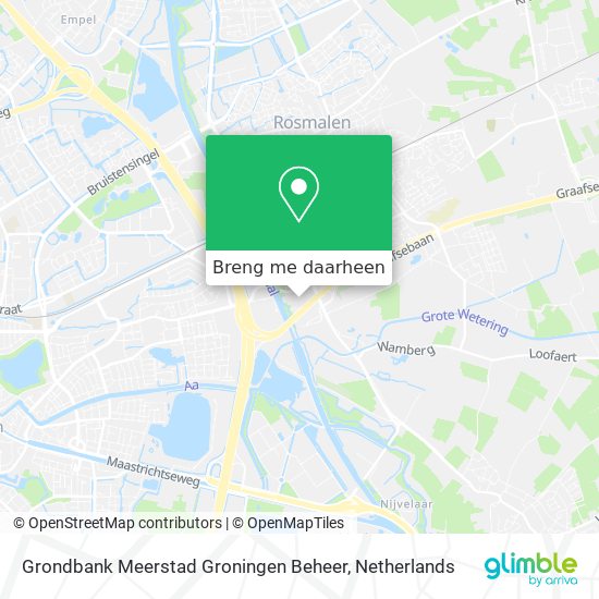 Grondbank Meerstad Groningen Beheer kaart