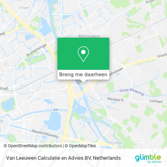 Van Leeuwen Calculatie en Advies BV kaart