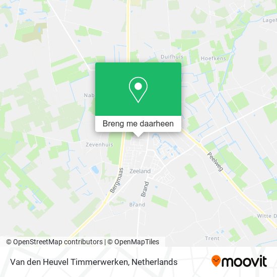 Van den Heuvel Timmerwerken kaart