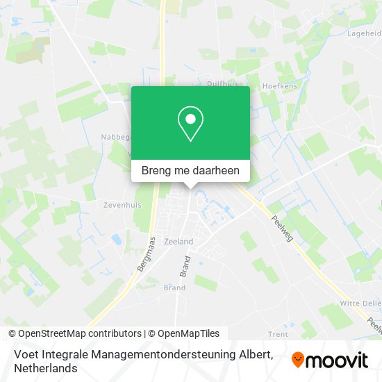 Voet Integrale Managementondersteuning Albert kaart