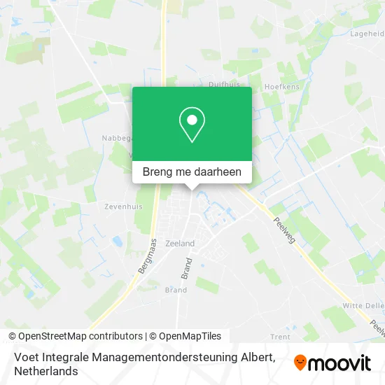 Voet Integrale Managementondersteuning Albert kaart