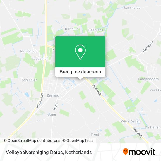 Volleybalvereniging Detac kaart