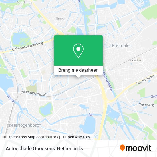 Autoschade Goossens kaart