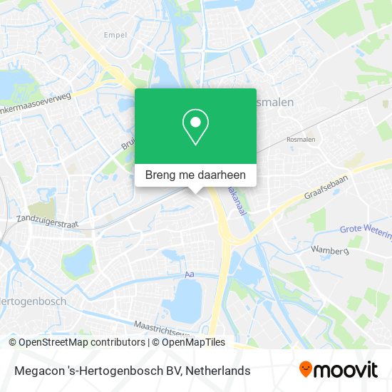 Megacon 's-Hertogenbosch BV kaart