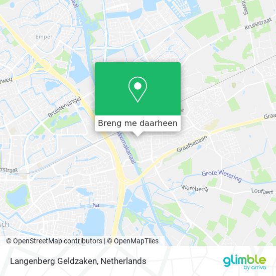 Langenberg Geldzaken kaart