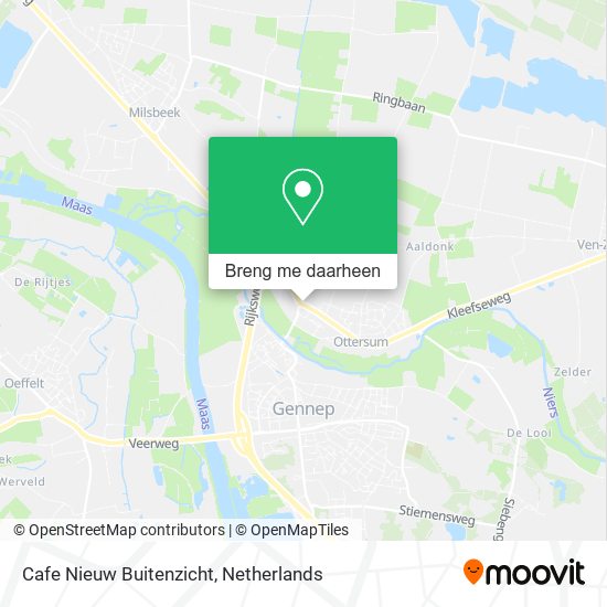 Cafe Nieuw Buitenzicht kaart
