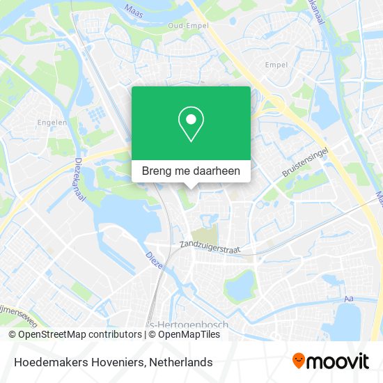 Hoedemakers Hoveniers kaart