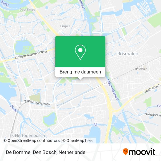 De Bommel Den Bosch kaart