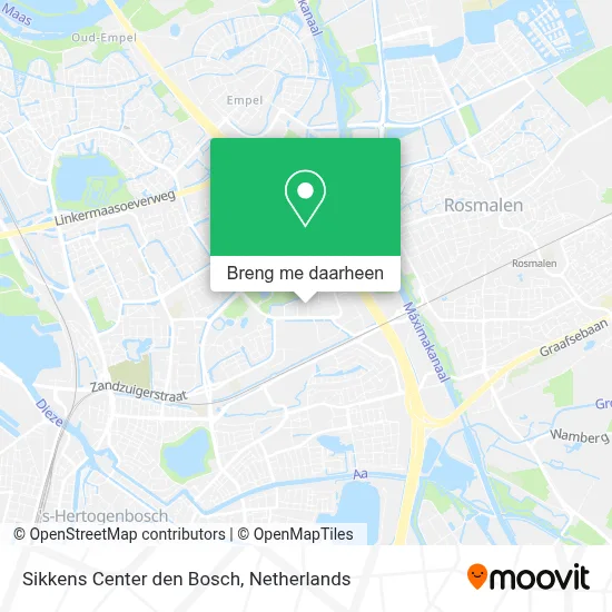 Sikkens Center den Bosch kaart