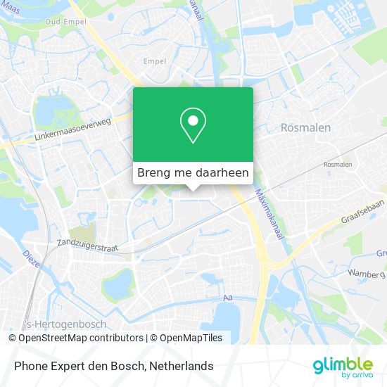 Phone Expert den Bosch kaart