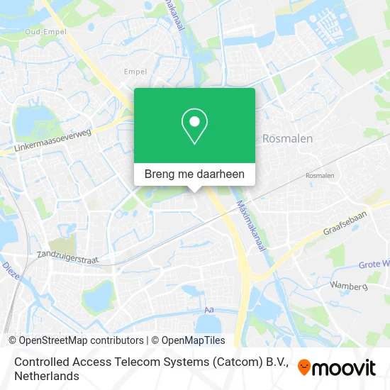 Controlled Access Telecom Systems (Catcom) B.V. kaart