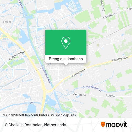 O'Chelle in Rosmalen kaart