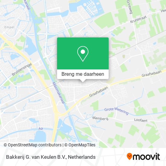 Bakkerij G. van Keulen B.V. kaart