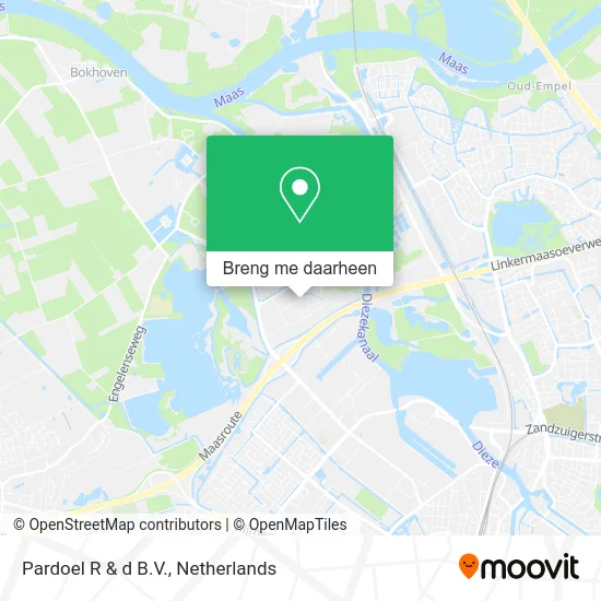 Pardoel R & d B.V. kaart