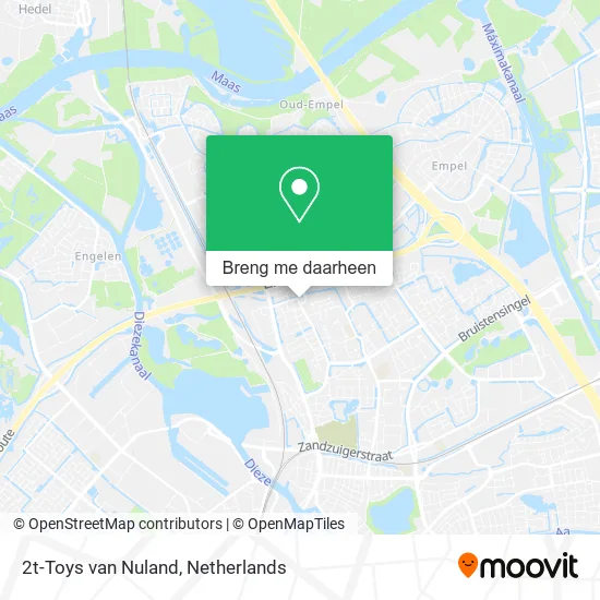 2t-Toys van Nuland kaart