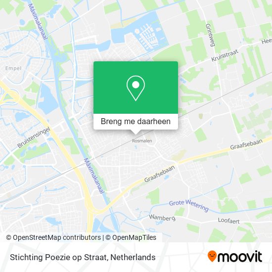 Stichting Poezie op Straat kaart