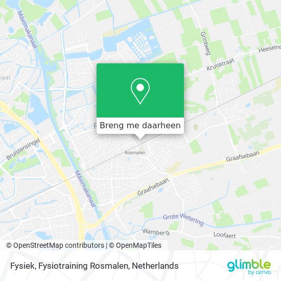 Fysiek, Fysiotraining Rosmalen kaart