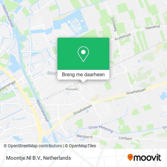 Moontje.Nl B.V. kaart