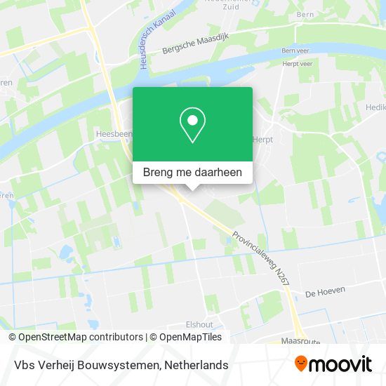 Vbs Verheij Bouwsystemen kaart