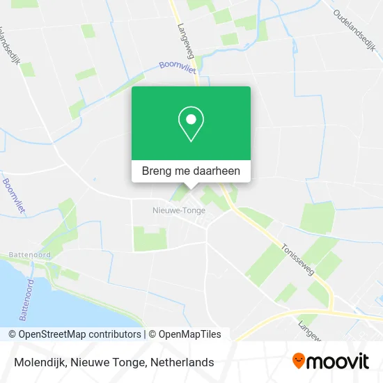 Molendijk, Nieuwe Tonge kaart