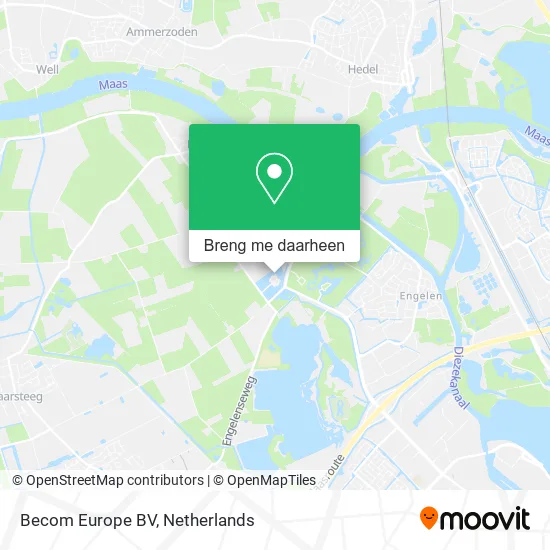 Becom Europe BV kaart