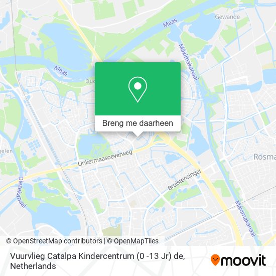 Vuurvlieg Catalpa Kindercentrum (0 -13 Jr) de kaart