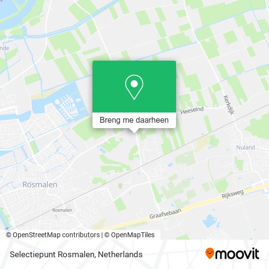 Selectiepunt Rosmalen kaart