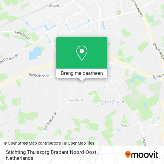 Stichting Thuiszorg Brabant Noord-Oost kaart