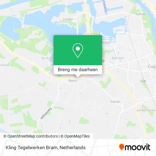 Kling Tegelwerken Bram kaart