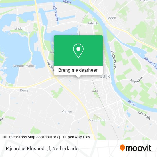 Rijnardus Klusbedrijf kaart