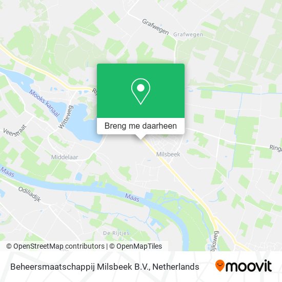 Beheersmaatschappij Milsbeek B.V. kaart