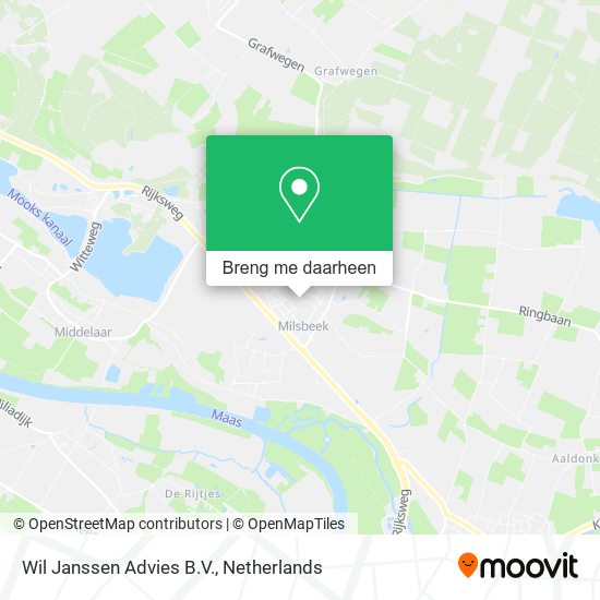 Wil Janssen Advies B.V. kaart