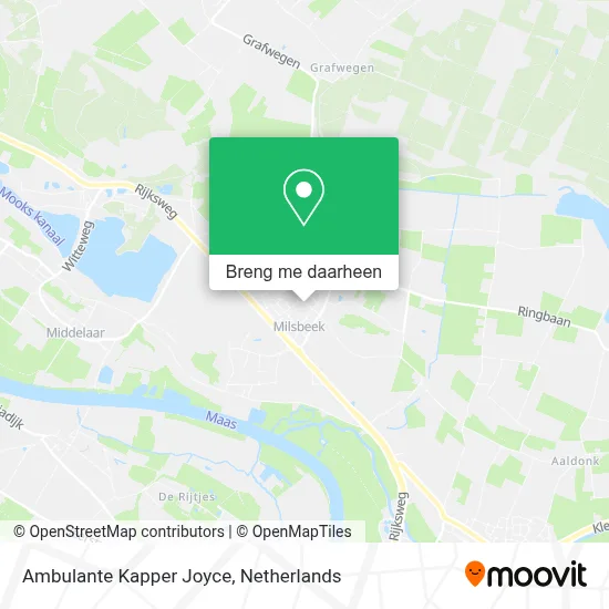 Ambulante Kapper Joyce kaart