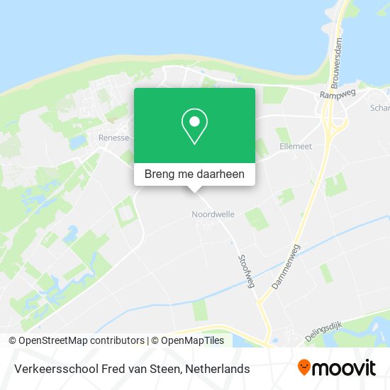 Verkeersschool Fred van Steen kaart