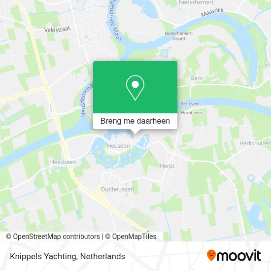 Knippels Yachting kaart