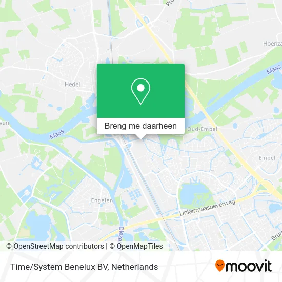 Time/System Benelux BV kaart