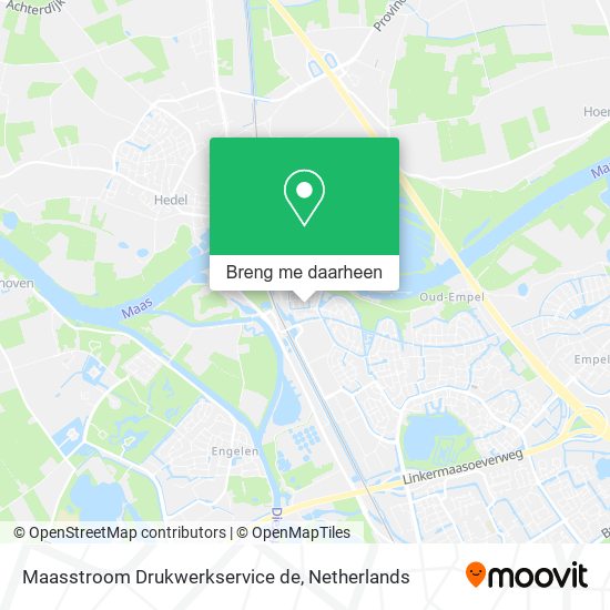 Maasstroom Drukwerkservice de kaart