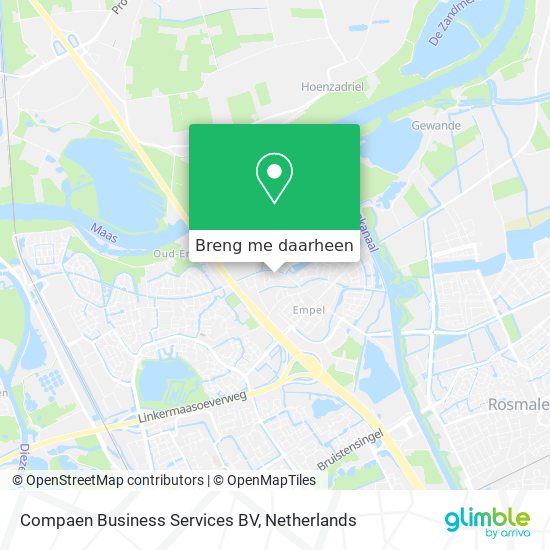 Compaen Business Services BV kaart