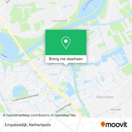 Empelsedijk kaart