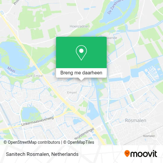 Sanitech Rosmalen kaart