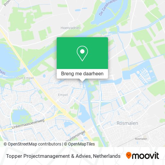 Topper Projectmanagement & Advies kaart