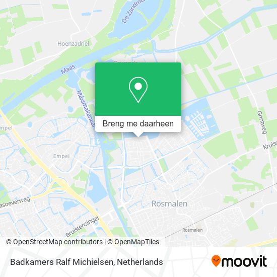 Badkamers Ralf Michielsen kaart