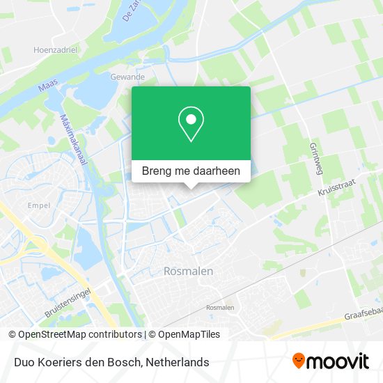 Duo Koeriers den Bosch kaart