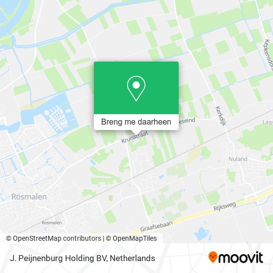 J. Peijnenburg Holding BV kaart