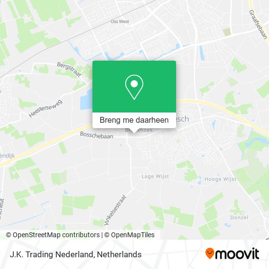 J.K. Trading Nederland kaart