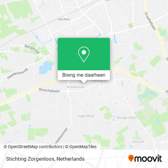 Stichting Zorgenloos kaart