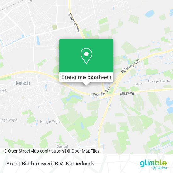 Brand Bierbrouwerij B.V. kaart